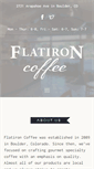 Mobile Screenshot of flatironcoffee.com